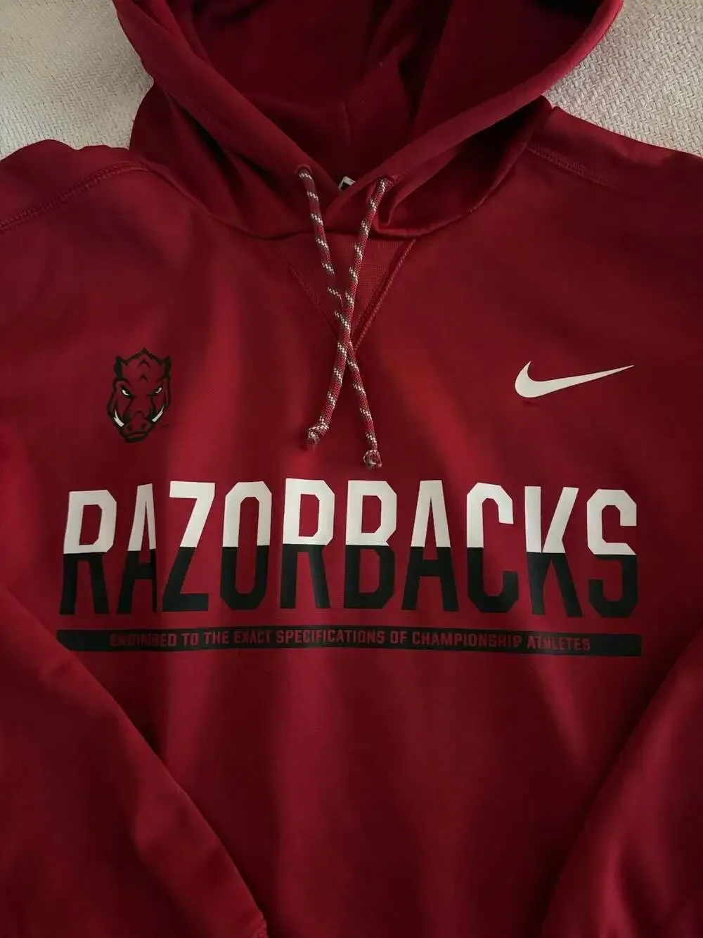 Nike Arkansas Razorbacks Therma-FIT Pullover Hoodie